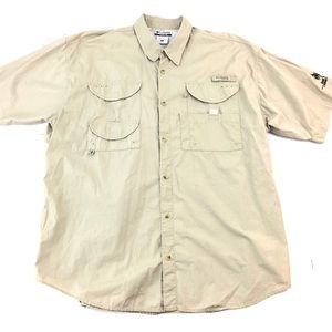 Columbia Men's PFG Button-up Short Sleeve Shirt